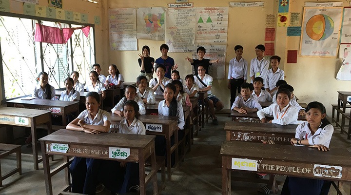 カンボジア学校建設
